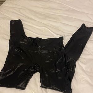 Spanx faux leather leggings